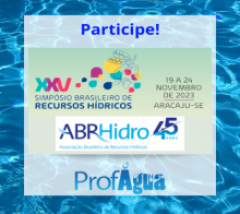 XXV SIMPÓSIO BRASILEIRO DE RECURSOS HIDRÍCOS - ABRHidro